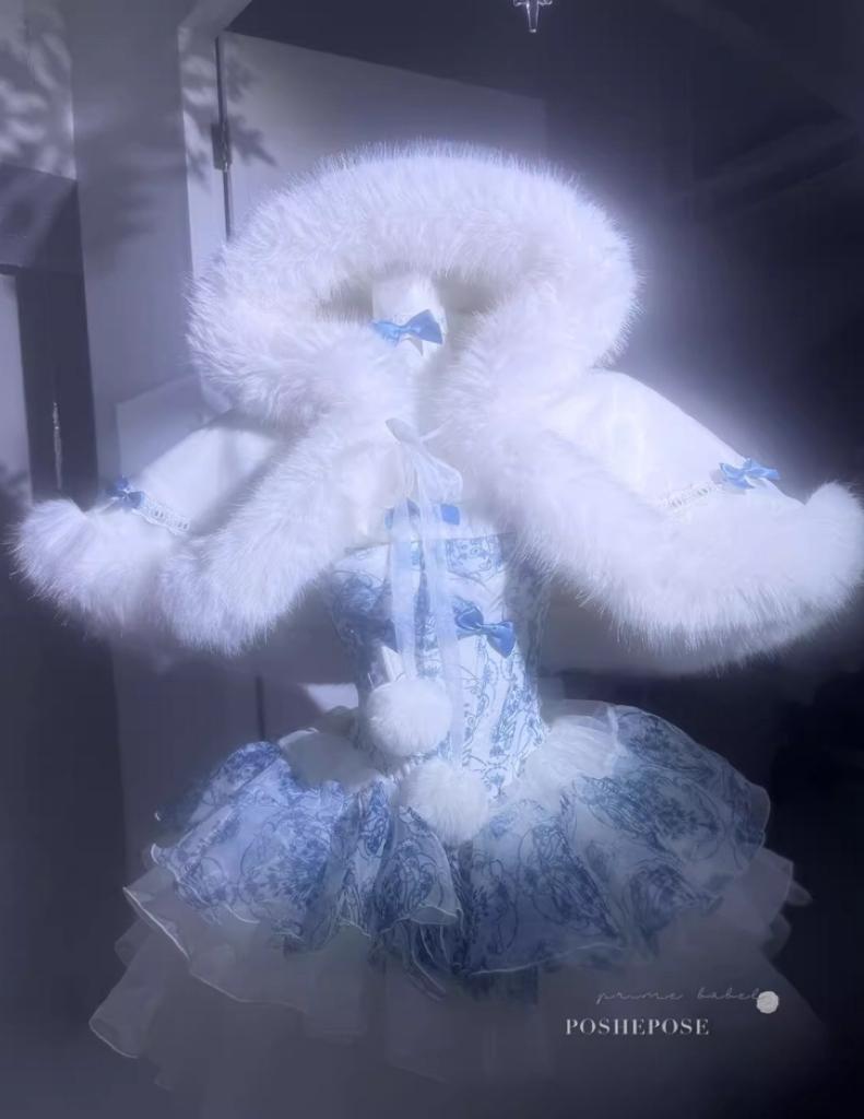 Porcelain Kaleidoscope Dress - PoshePose Global