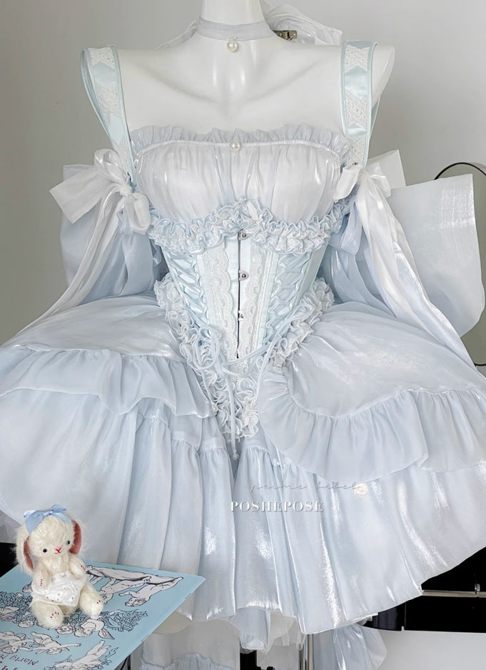 Princess Blue Corset - PoshePose Global