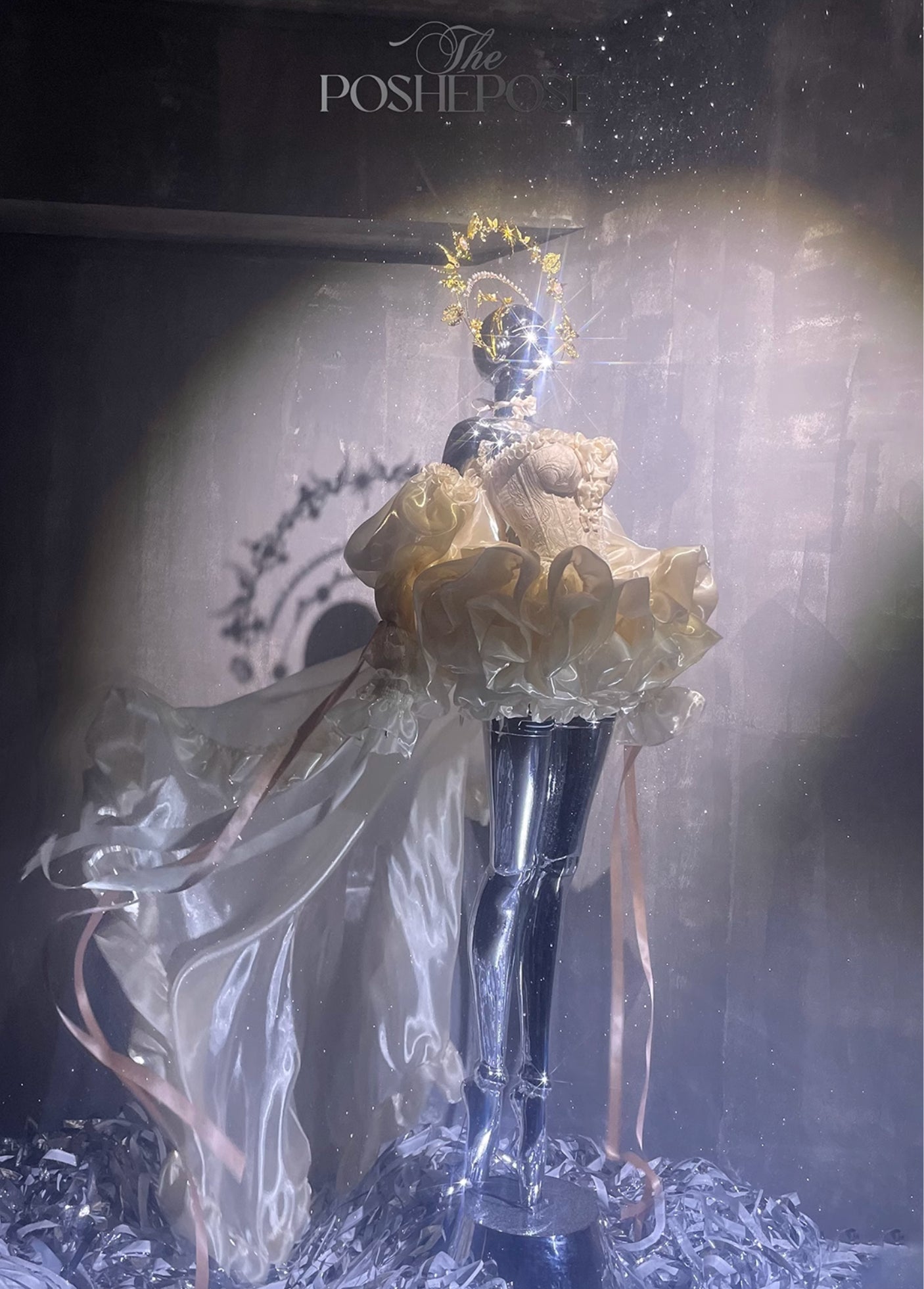 Proxima Gold Cheryl Dress - PoshePose Global