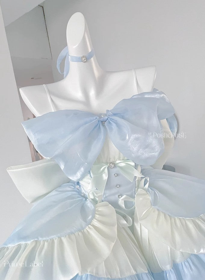Sky mist Princess Dress - PoshePose Global