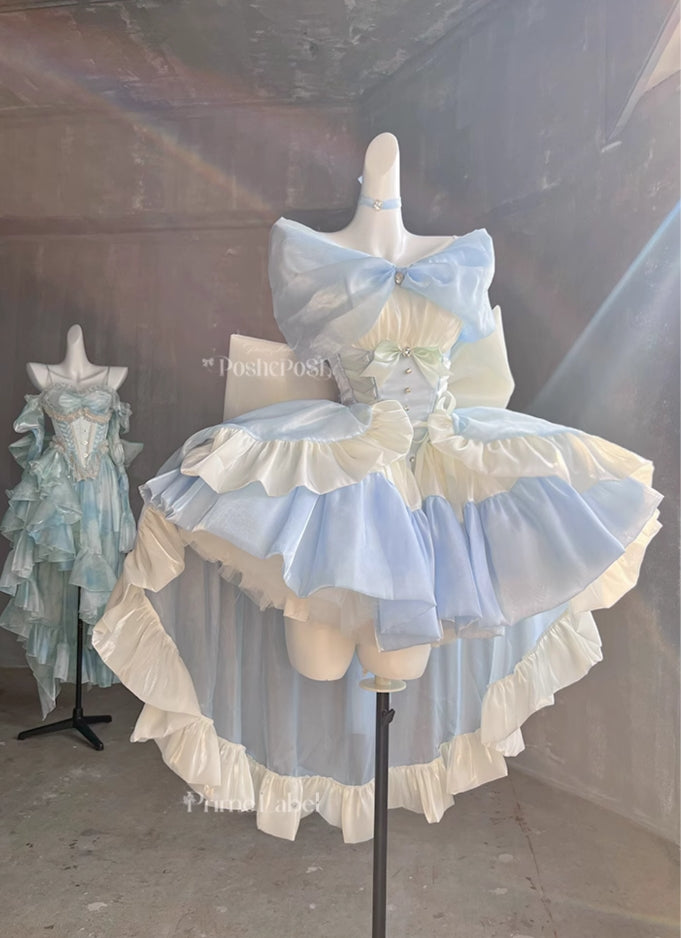 Sky mist Princess Dress - PoshePose Global
