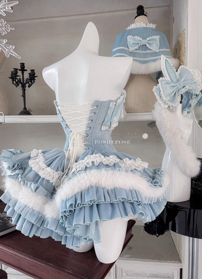 Winter Swan Lake Elegance Dress - PoshePose Global