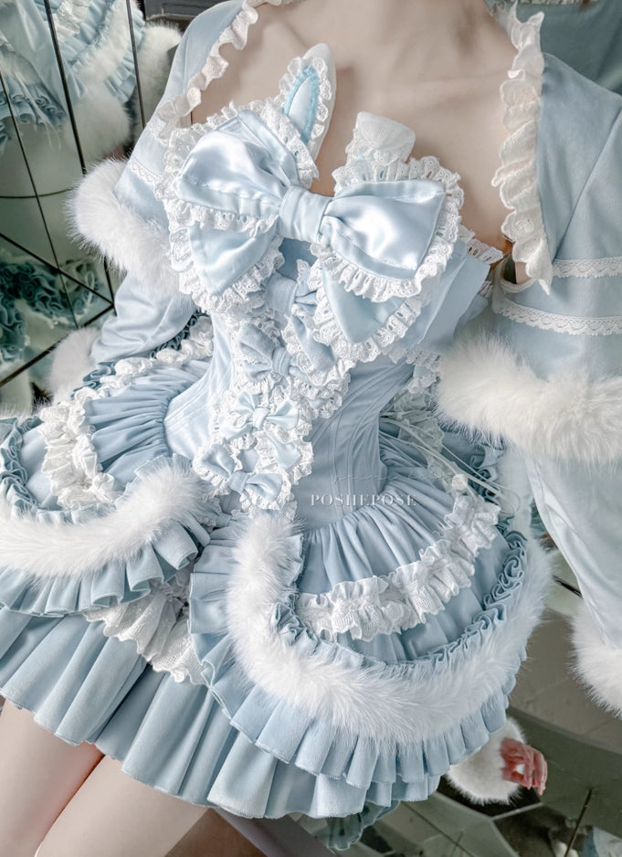 Winter Swan Lake Elegance Dress - PoshePose Global