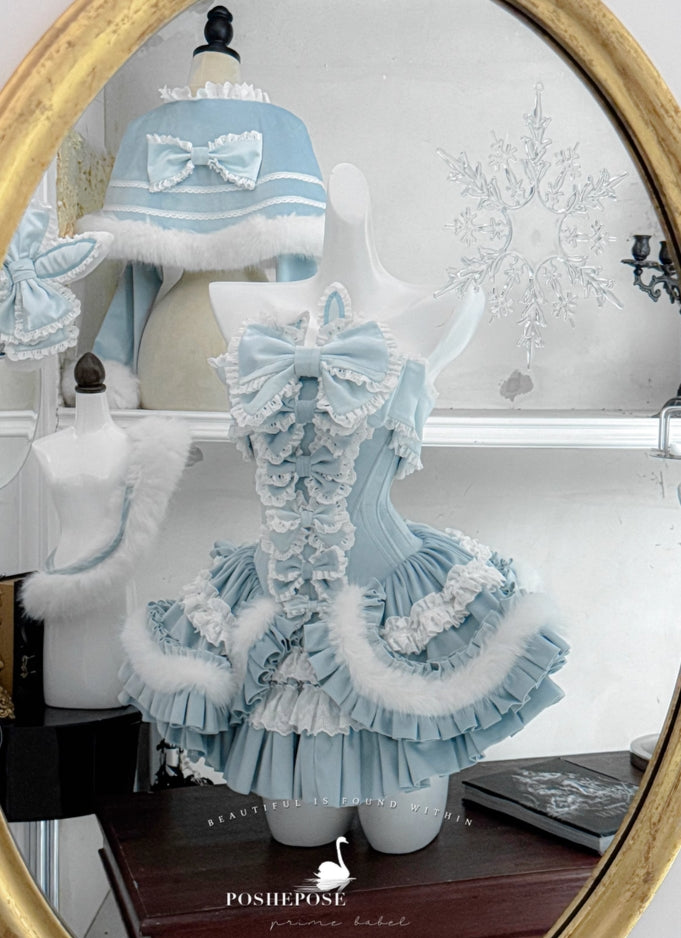 Winter Swan Lake Elegance Dress - PoshePose Global