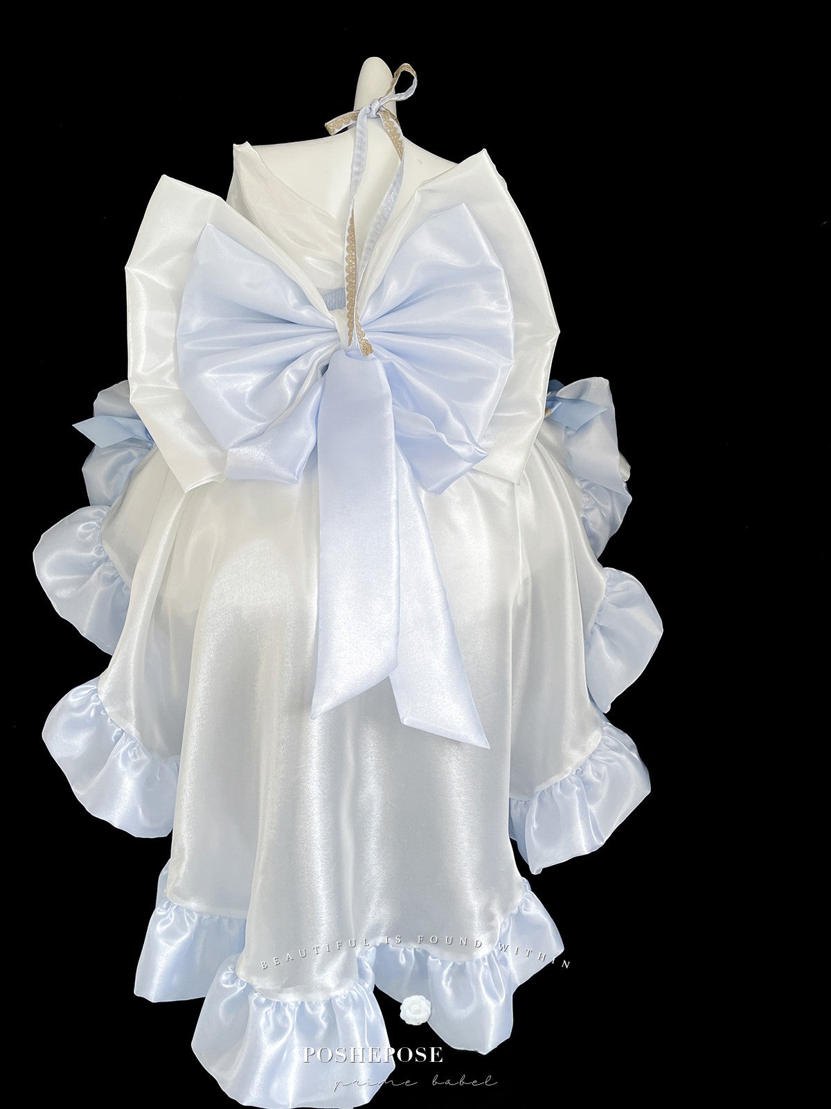 Poshepose Angel Swan Moonlight Vow Dress Ballet Blue